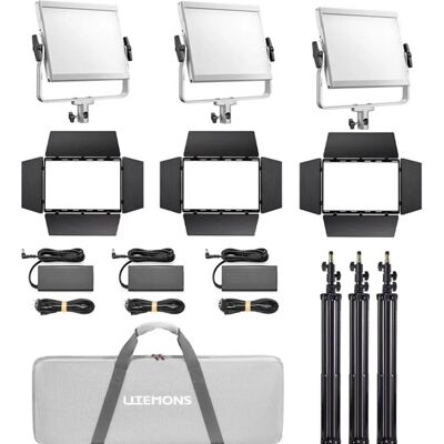 Godox - LP400Bi - Bi-color - 3 lámpa készlet - LED-panel Godox - LP400Bi - Bi-color - 3 lámpa készlet - LED-panel