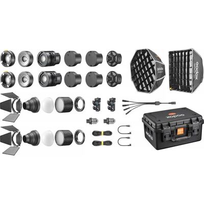 Godox MS60R 2K RGB LED Világítási Készlet - Videófény Godox MS60R 2K RGB LED Világítási Készlet - Videófény