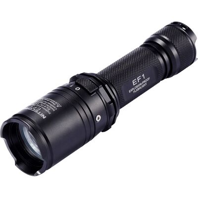 Nitecore EF1 zwarte handlamp LED - Explosieveilig - 830 lm Nitecore EF1 zwarte handlamp LED - Explosieveilig - 830 lm