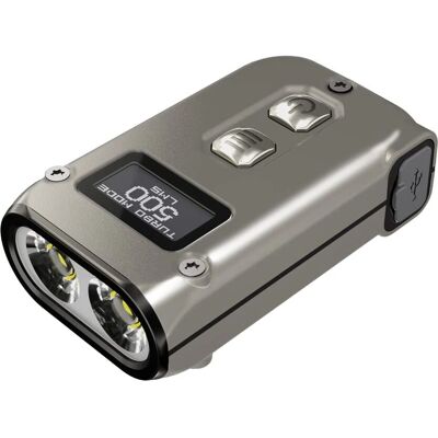 Lampe de poche rechargeable Nitecore Tini2 Ti pour porte-clés - Torche LED Lampe de poche rechargeable Nitecore Tini2 Ti pour porte-clés - Torche LED