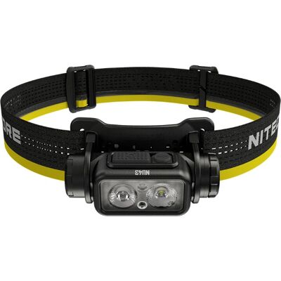 Nitecore NU43 Huvudlampa - Rechargeable, 1400 Lumen, Vattentät Nitecore NU43 Huvudlampa - Rechargeable, 1400 Lumen, Vattentät