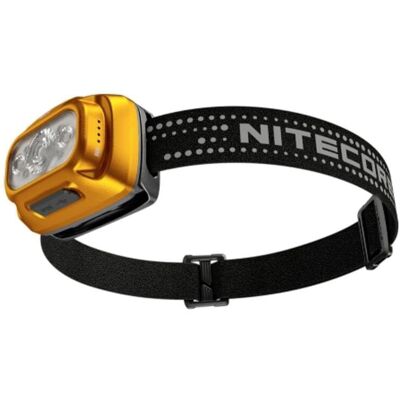 Lanterna de Cabeça Nitecore Nu Series - 550 Lumens, Recarregável, Laranja Lanterna de Cabeça Nitecore Nu Series - 550 Lumens, Recarregável, Laranja