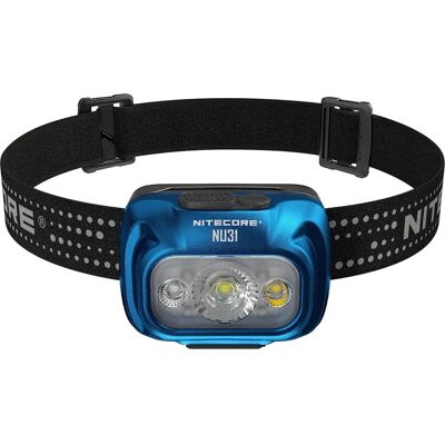 Nitecore NT-NU31-B Lampe frontale rechargeable et réglable - Frontale Nitecore NT-NU31-B Lampe frontale rechargeable et réglable - Frontale