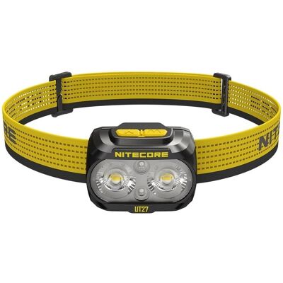 Frontal Nitecore UT27 - 800 Lúmenes, Doble Energía, IP66, Ligera Frontal Nitecore UT27 - 800 Lúmenes, Doble Energía, IP66, Ligera