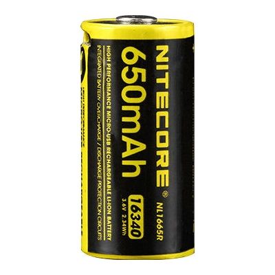 Nitecore NL1665R Akumulator Ładowalny - Litowo-Jonowy 16340 Nitecore NL1665R Akumulator Ładowalny - Litowo-Jonowy 16340