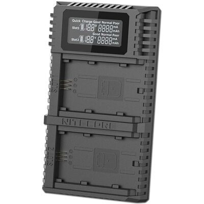 Nitecore USN4 Pro - Cargador USB doble para baterías Sony NP-FZ100 Nitecore USN4 Pro - Cargador USB doble para baterías Sony NP-FZ100