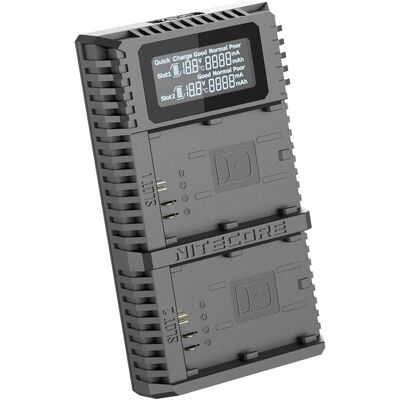 Nitecore UCN2 PRO - Kétpólusú töltő Canon LP E6 (N) - Kamera áramforrás Nitecore UCN2 PRO - Kétpólusú töltő Canon LP E6 (N) - Kamera áramforrás