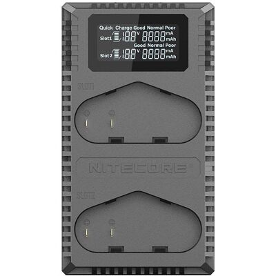 Nitecore UCN4 Pro USB Kamera-Ladegerät - Canon Akku Nitecore UCN4 Pro USB Kamera-Ladegerät - Canon Akku