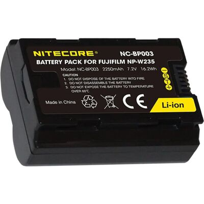 Nitecore NC BP003 - Kamera Akku für Fujifilm X-T4, GFX100S Nitecore NC BP003 - Kamera Akku für Fujifilm X-T4, GFX100S