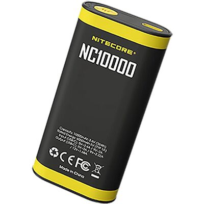 Power Bank Nitecore NC10000 - 10.000mAh, à prova d'água IPX5, luz LED de 50 lúmens Power Bank Nitecore NC10000 - 10.000mAh, à prova d'água IPX5, luz LED de 50 lúmens