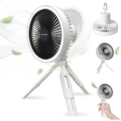 Nitecore NEF10 Ventilador Elétrico Multifuncional Branco - Luz LED, Powerbank Nitecore NEF10 Ventilador Elétrico Multifuncional Branco - Luz LED, Powerbank