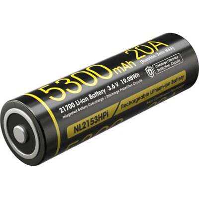 Nitecore NL2153HPI 5300mAh wiederaufladbarer Lithium-Ionen-Akku - Batterie Nitecore NL2153HPI 5300mAh wiederaufladbarer Lithium-Ionen-Akku - Batterie