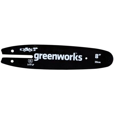 Greenworks 20 cm Guide Bar for Chain Saw - Chainsaw Guide Bar Greenworks 20 cm Guide Bar for Chain Saw - Chainsaw Guide Bar