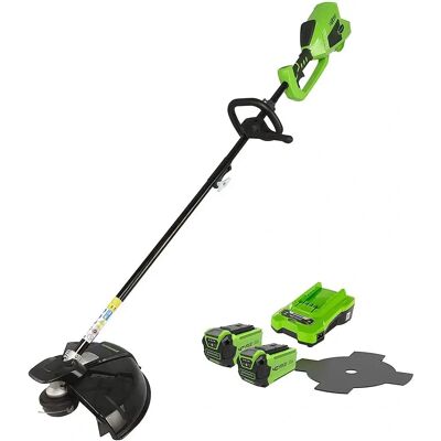 Greenworks 40V Bezprzewodowa podkaszarka - 2x 2Ah Baterie i Ładowarka Greenworks 40V Bezprzewodowa podkaszarka - 2x 2Ah Baterie i Ładowarka