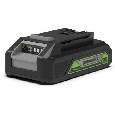 Batterie Lithium 24V Greenworks G24B2 - Outil sans fil - Publicité Batterie Lithium 24V Greenworks G24B2 - Outil sans fil - Publicité