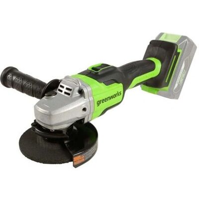 Greenworks GD24AG Draadloze haakse slijper - 125mm, 24V Greenworks GD24AG Draadloze haakse slijper - 125mm, 24V