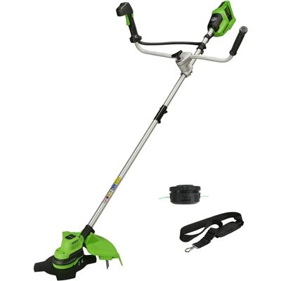 Greenworks 24V+24V Coupe-bordures sans fil - 38cm/25cm - Léger - Publicité Greenworks 24V+24V Coupe-bordures sans fil - 38cm/25cm - Léger - Publicité