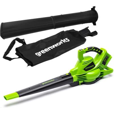 Greenworks GD24X2BV - sem bateria e carregador Greenworks GD24X2BV - sem bateria e carregador