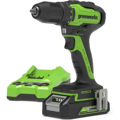 Greenworks GD24DD35 - met 2 Ah batterij en oplader Greenworks GD24DD35 - met 2 Ah batterij en oplader
