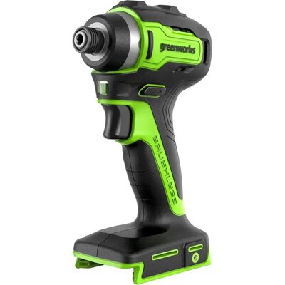 Greenworks GD24D200 atornillador de impacto sin cable de 24V - Negro y verde Greenworks GD24D200 atornillador de impacto sin cable de 24V - Negro y verde