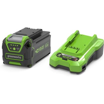 Greenworks GSK40B4 Juego de batería de 40 V - Battery kit Greenworks GSK40B4 Juego de batería de 40 V - Battery kit