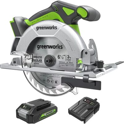 Greenworks cirkelzaag 165cm blad 57mm snijdiepte - Cirkelzaag Greenworks cirkelzaag 165cm blad 57mm snijdiepte - Cirkelzaag