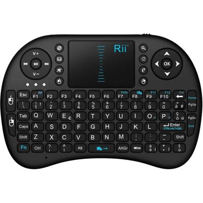 Clavier sans fil Rii Mini I8 avec Touchpad - Clavier compact pour Smart TV - Publicité Clavier sans fil Rii Mini I8 avec Touchpad - Clavier compact pour Smart TV - Publicité