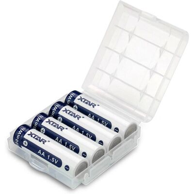 Piles AA rechargeables Xtar 2000mAh Li-Ion - Pack 4/8 - Publicité Piles AA rechargeables Xtar 2000mAh Li-Ion - Pack 4/8 - Publicité