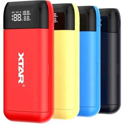 Czerwony Ładowarka Baterii Xtar PB2S - Szybkie Ładowanie Li-ion 18650, 20700, 21700 Czerwony Ładowarka Baterii Xtar PB2S - Szybkie Ładowanie Li-ion 18650, 20700, 21700