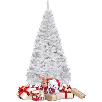 Costway Weißer Weihnachtsbaum 150-240cm - Tannenbaum Costway Weißer Weihnachtsbaum 150-240cm - Tannenbaum