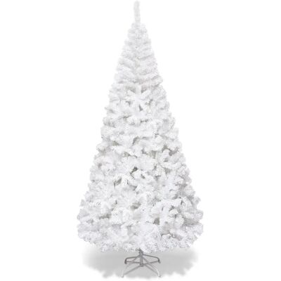 Costway Weißer Weihnachtsbaum 150-240cm - Christbaum Costway Weißer Weihnachtsbaum 150-240cm - Christbaum
