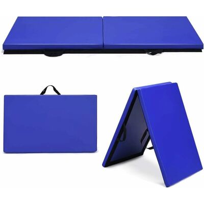 Costway - EsteraYoga - 4 cm espesa - Azul Morado - Colchon de yoga Costway - EsteraYoga - 4 cm espesa - Azul Morado - Colchon de yoga