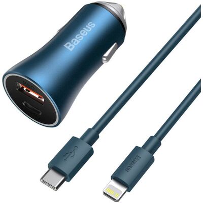 Baseus Dupla USB-C autós töltő - 40W Gyors töltés Baseus Dupla USB-C autós töltő - 40W Gyors töltés