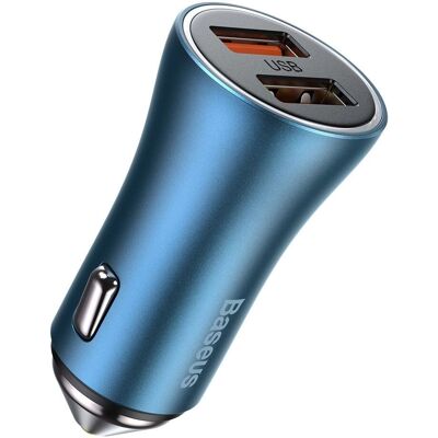 Chargeur auto Baseus - USB double, 40W rapide - Accessoire voiture Chargeur auto Baseus - USB double, 40W rapide - Accessoire voiture