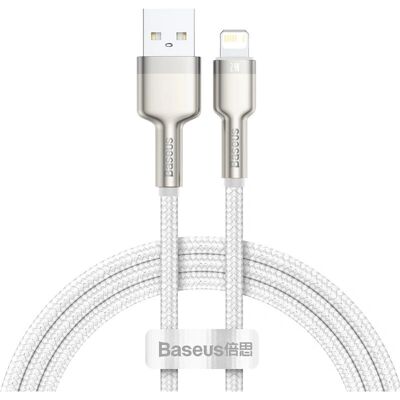 Baseus Cafule 1 m Branco - Cabo de carregamento Baseus Cafule 1 m Branco - Cabo de carregamento