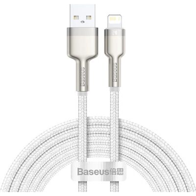 Datový kabel série Cafule od Baseus 2m - Bílý - Nabíjecí kabel Datový kabel série Cafule od Baseus 2m - Bílý - Nabíjecí kabel