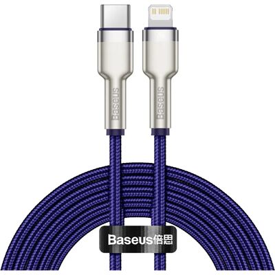 Baseus Fialový USB-C na Lightning 20W 2m Baseus Fialový USB-C na Lightning 20W 2m
