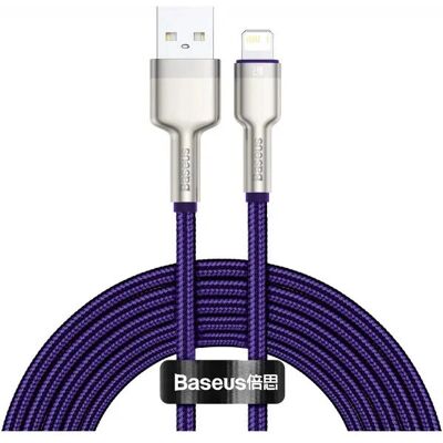 Kabel Lightning Baseus CALJK-B05 - 2m, Fialová Kabel Lightning Baseus CALJK-B05 - 2m, Fialová