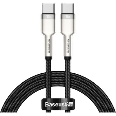 Kabel USB-C Baseus CATJK-C01 - 1m Černý Kabel USB-C Baseus CATJK-C01 - 1m Černý
