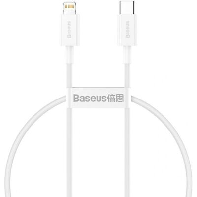 Baseus Weiß 0,25m USB-C Lightning Kabel - Schnelles Laden & Datenübertragung Baseus Weiß 0,25m USB-C Lightning Kabel - Schnelles Laden & Datenübertragung