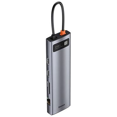 Baseus Space Gray Hub USB-C 11-en-1 - Hub Baseus Space Gray Hub USB-C 11-en-1 - Hub