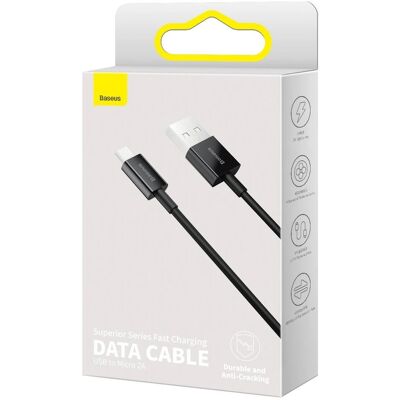 Baseus Marque CAMYS-01 Câble Micro-USB 1m Noir - Type de Produit Baseus Marque CAMYS-01 Câble Micro-USB 1m Noir - Type de Produit