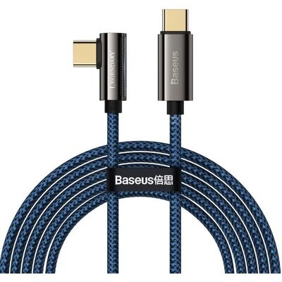 Câble USB-C Legend de Baseus - 2m Bleu - Publicité Câble USB-C Legend de Baseus - 2m Bleu - Publicité