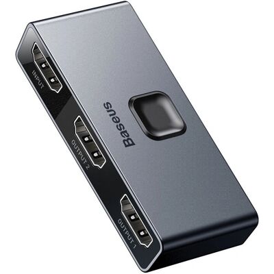 Interrupteur HDMI Space Grey 4K 30Hz - Commutateur HDMI Interrupteur HDMI Space Grey 4K 30Hz - Commutateur HDMI