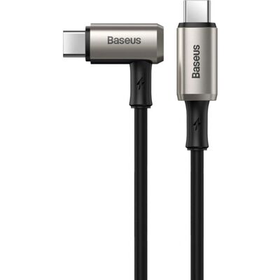 Kabel USB-C Baseus - 1,5m Czarny - Obsługuje 100W & 4K Kabel USB-C Baseus - 1,5m Czarny - Obsługuje 100W & 4K