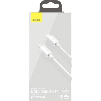 Lightning Kabel Baseus TZCATLZJ-02 - 1,5m Bílý Lightning Kabel Baseus TZCATLZJ-02 - 1,5m Bílý