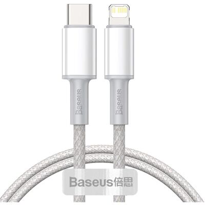 Baseus Fehér 1m Lightning kábel - Gyors töltés és tartósság Baseus Fehér 1m Lightning kábel - Gyors töltés és tartósság