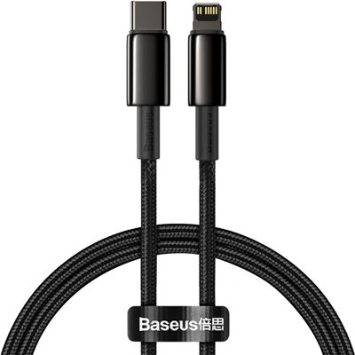 Baseus Wolfram Schwarz 1m Lade- & Datenkabel Baseus Wolfram Schwarz 1m Lade- & Datenkabel