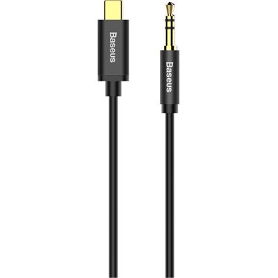 Baseus M01 USB-C to 3,5mm audiokaapeli - 1,2m Musta Baseus M01 USB-C to 3,5mm audiokaapeli - 1,2m Musta