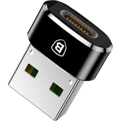 Adaptér USB-C na USB-A od Baseus - Černý Adaptér USB-C na USB-A od Baseus - Černý